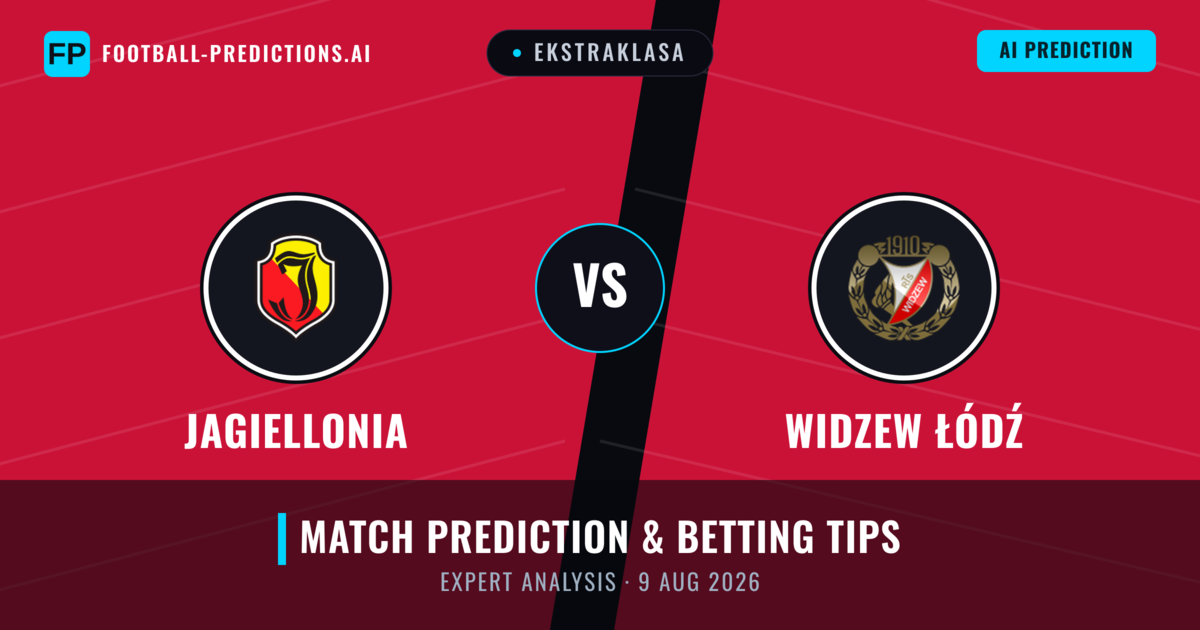 Jagiellonia vs Widzew Łódź — match prediction & preview