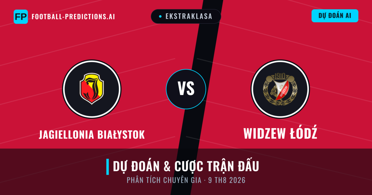Jagiellonia Białystok vs Widzew Łódź — dự đoán và xem trước trận đấu