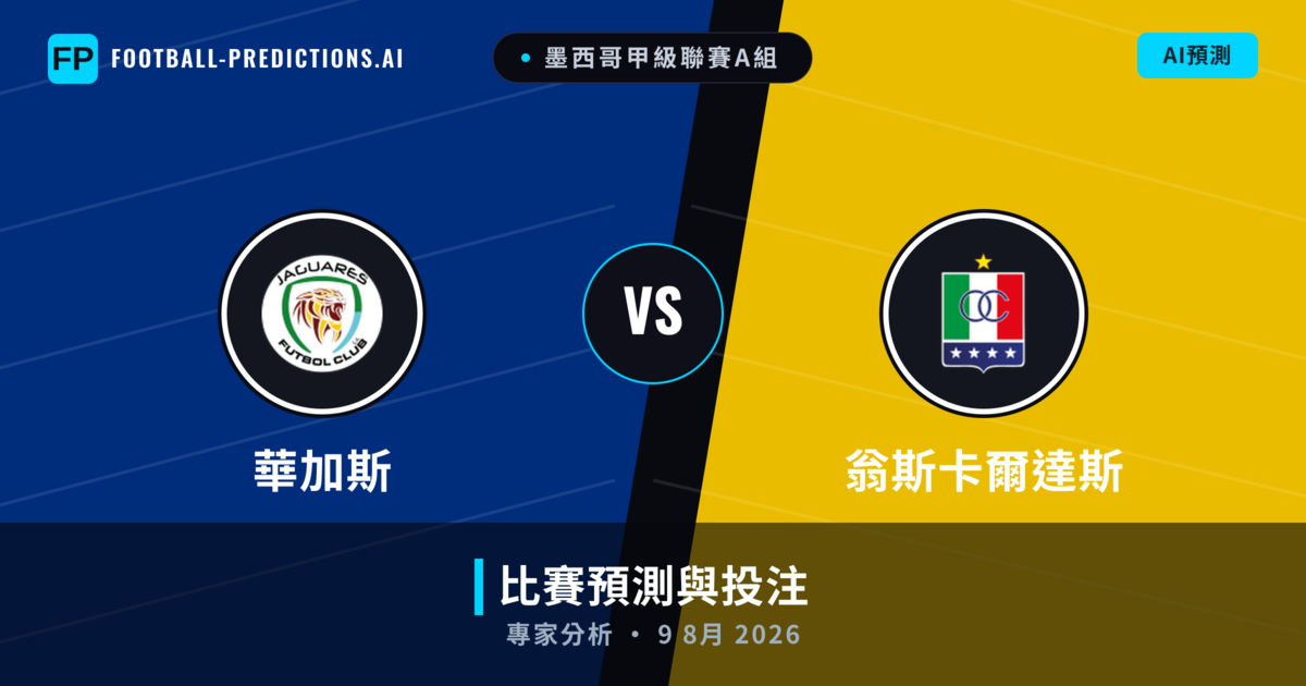 華加斯 vs 翁斯卡爾達斯 — 比赛预测和前瞻