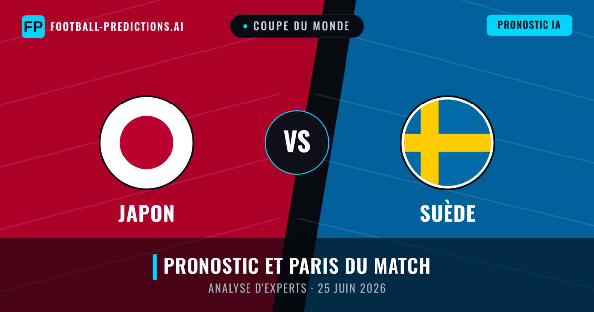 Japon vs Suède — pronostic et avant-match