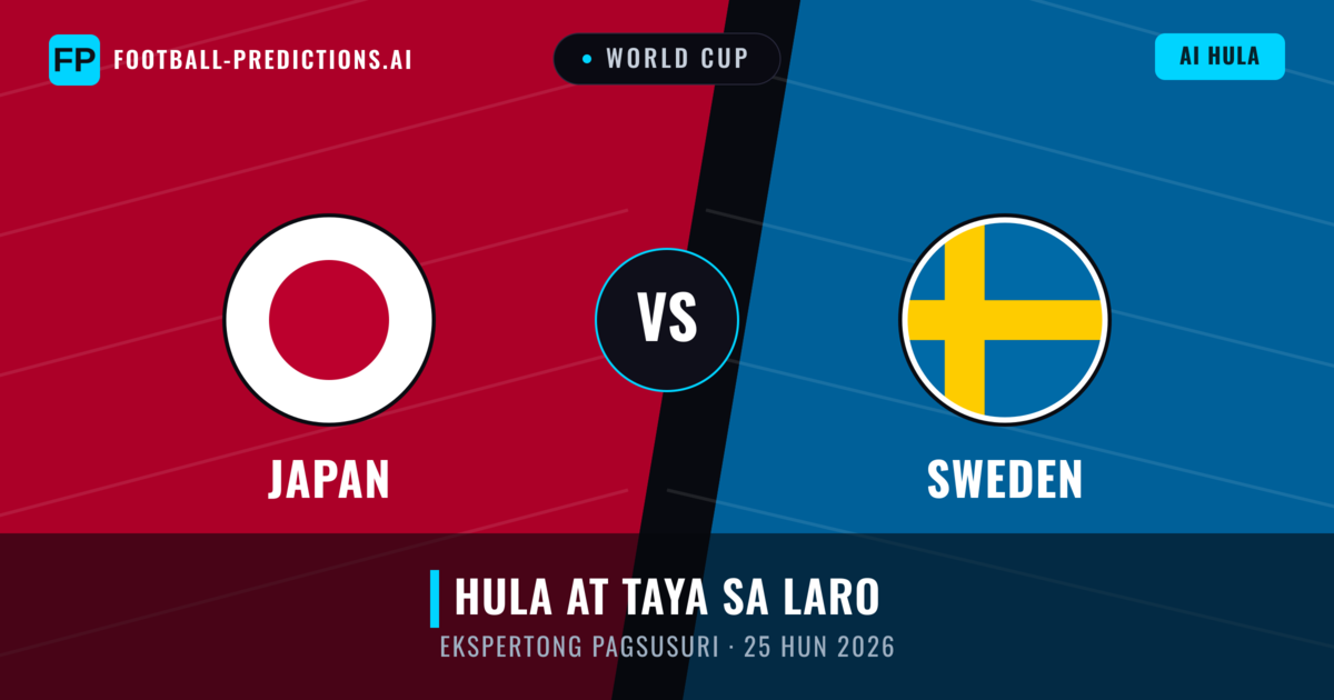 Japan vs Sweden — hula at preview ng laban