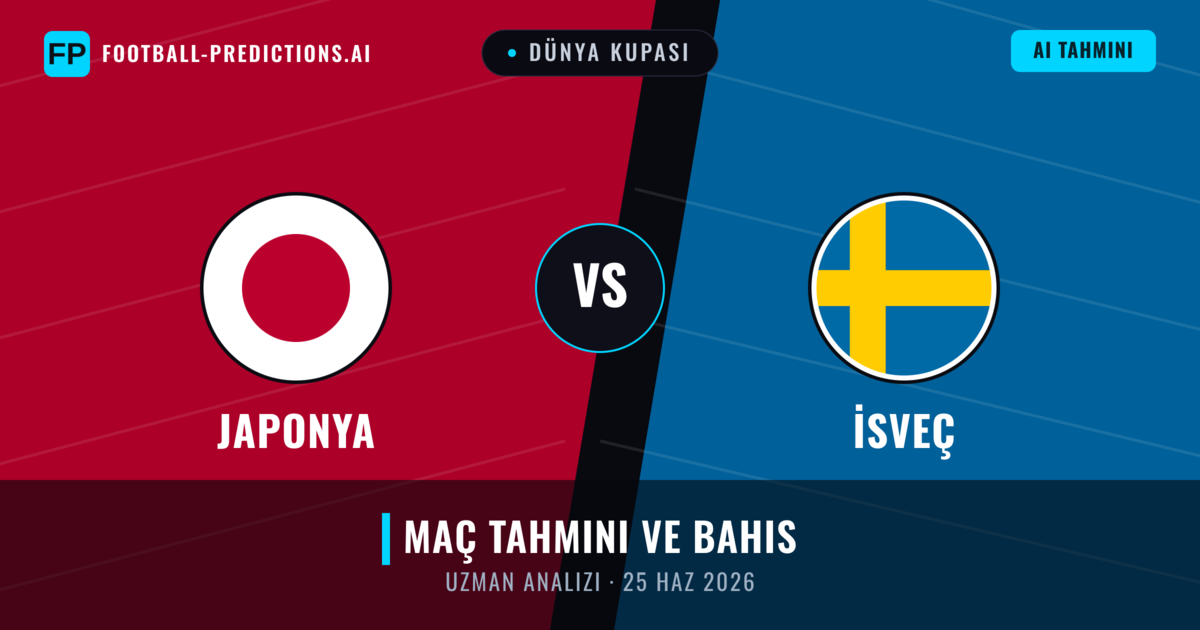 Japonya - İsveç — maç tahmini ve önizleme
