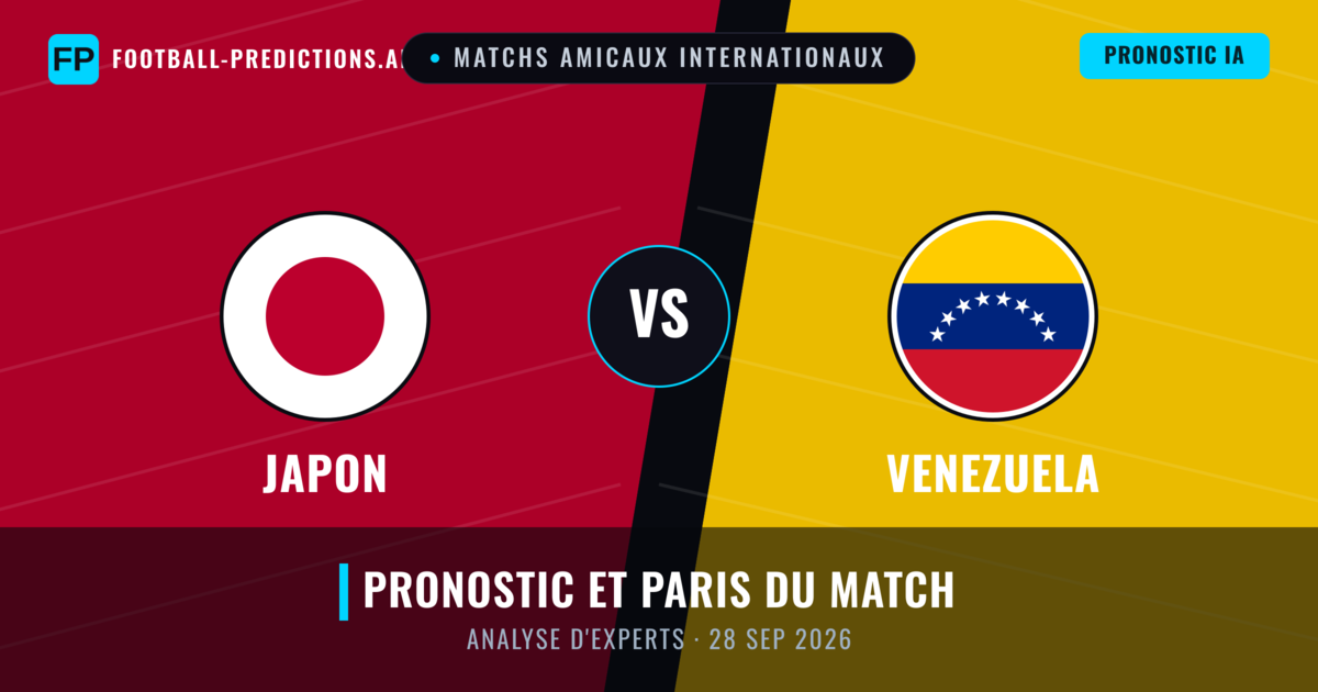 Japon vs Venezuela — pronostic et avant-match