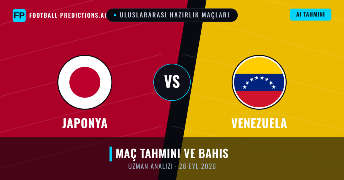 Japonya - Venezuela — maç tahmini ve önizleme