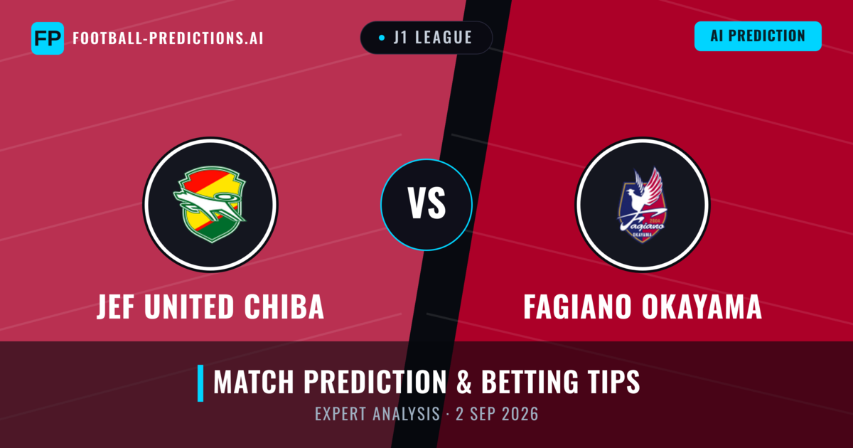 JEF United Chiba vs Fagiano Okayama — match prediction & preview
