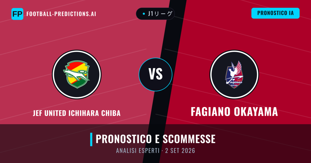 JEF United Ichihara Chiba vs Fagiano Okayama — pronostico e anteprima del match