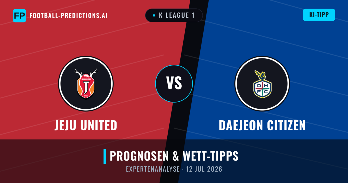 Jeju United vs Daejeon Citizen — Prognose und Spielvorschau