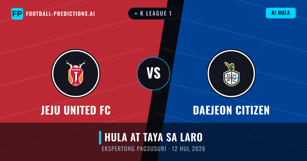 Jeju United FC vs Daejeon Citizen — hula at preview ng laban