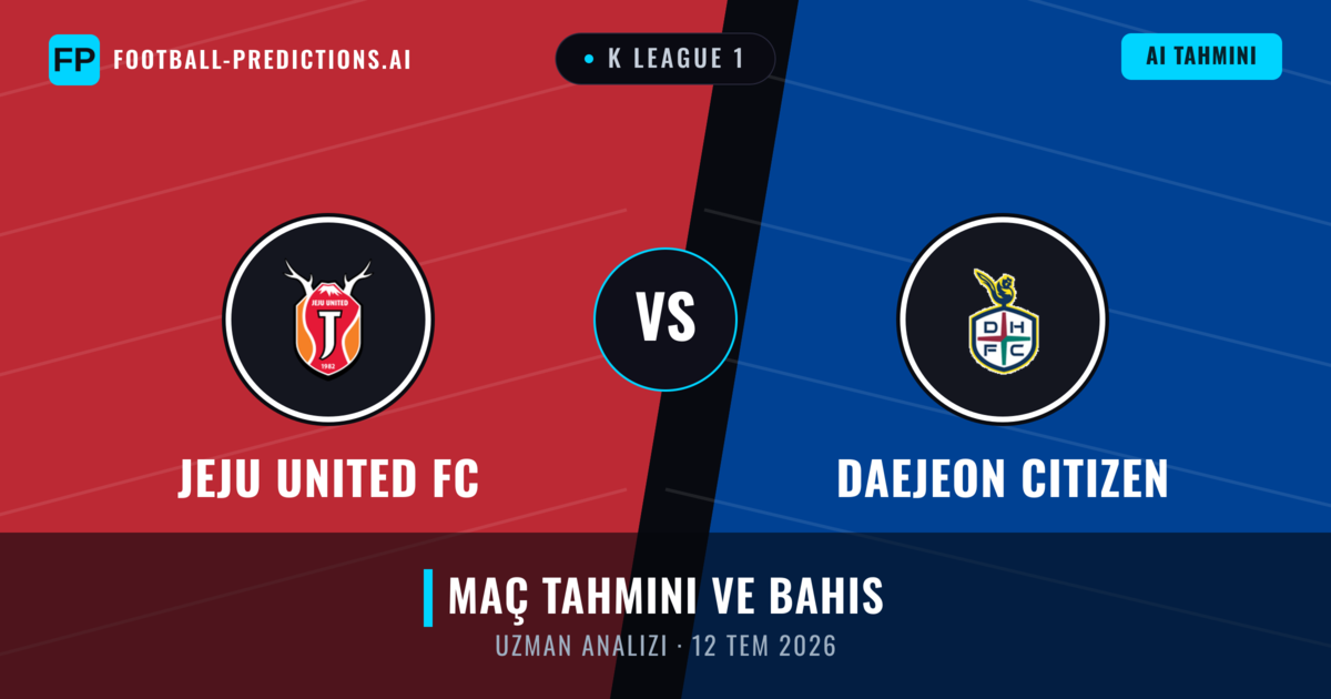 Jeju United FC - Daejeon Citizen — maç tahmini ve önizleme