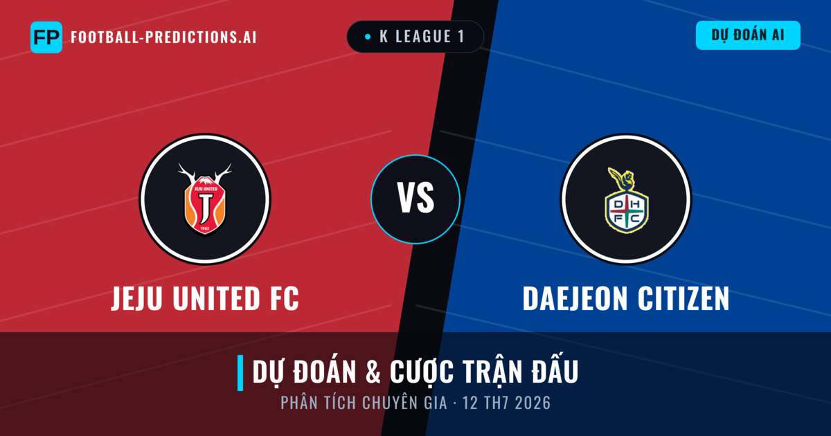 Jeju United FC vs Daejeon Citizen — dự đoán và xem trước trận đấu