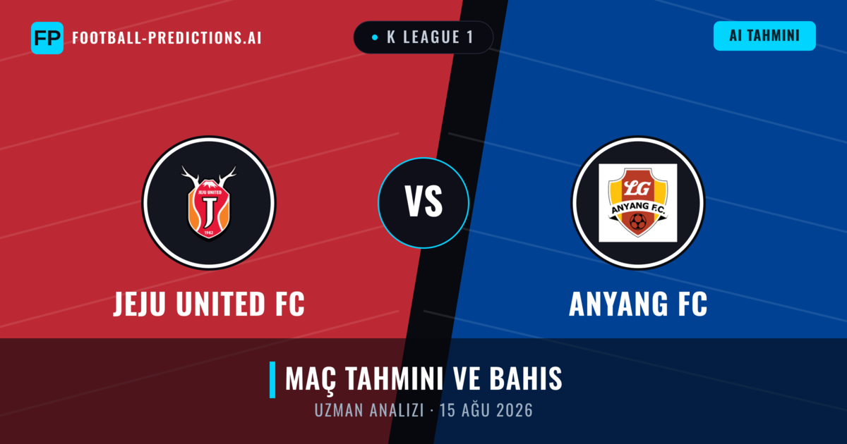 Jeju United FC - Anyang FC — maç tahmini ve önizleme