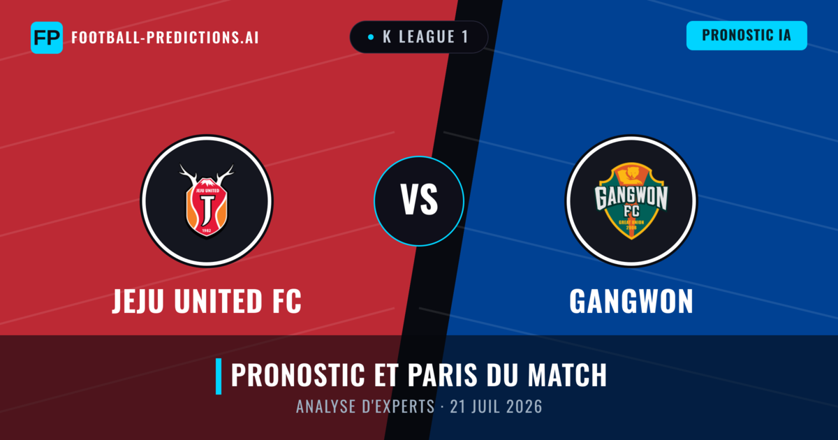 Jeju United FC vs Gangwon — pronostic et avant-match