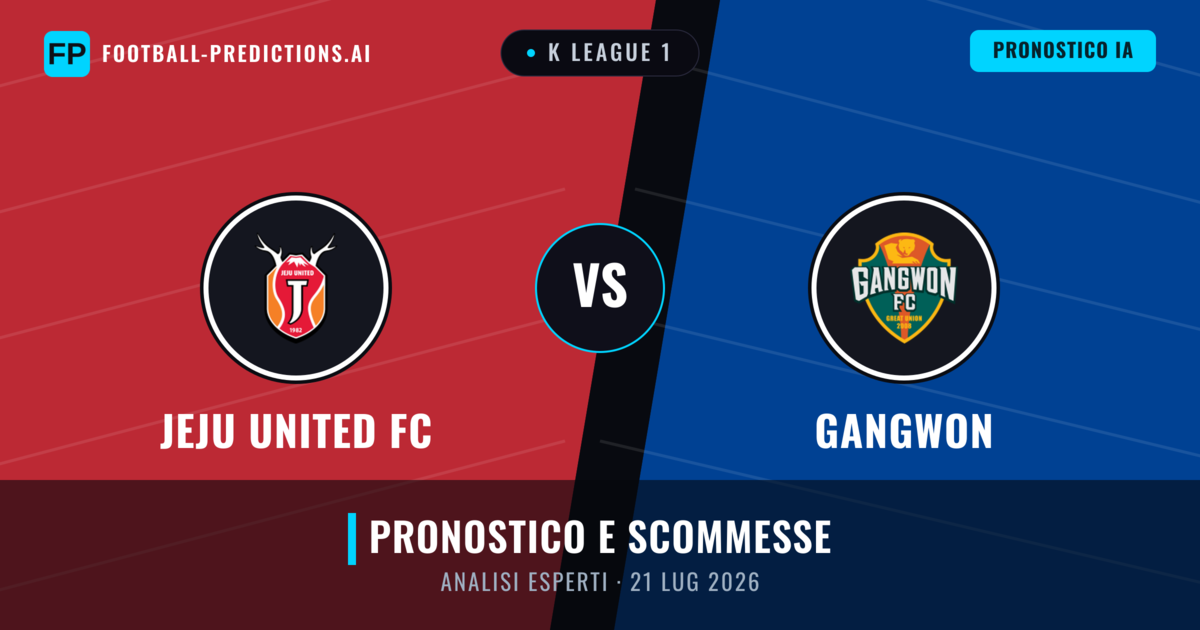 Jeju United FC vs Gangwon — pronostico e anteprima del match