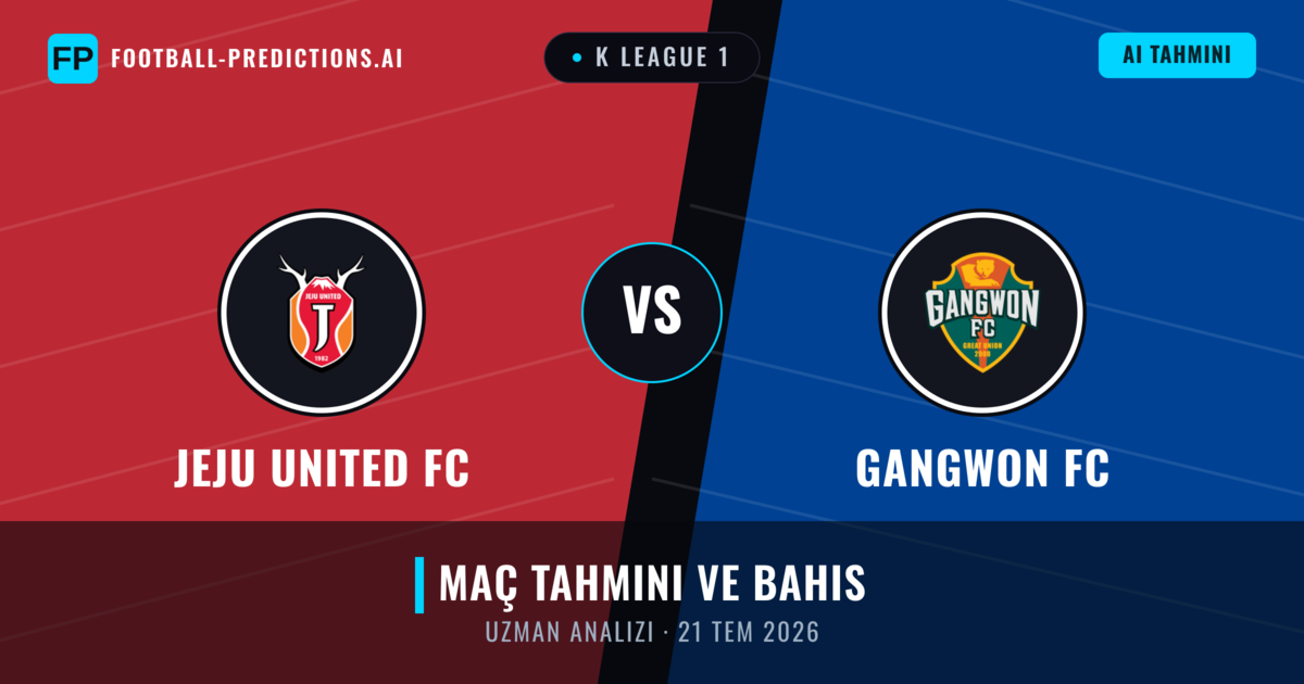 Jeju United FC - Gangwon FC — maç tahmini ve önizleme