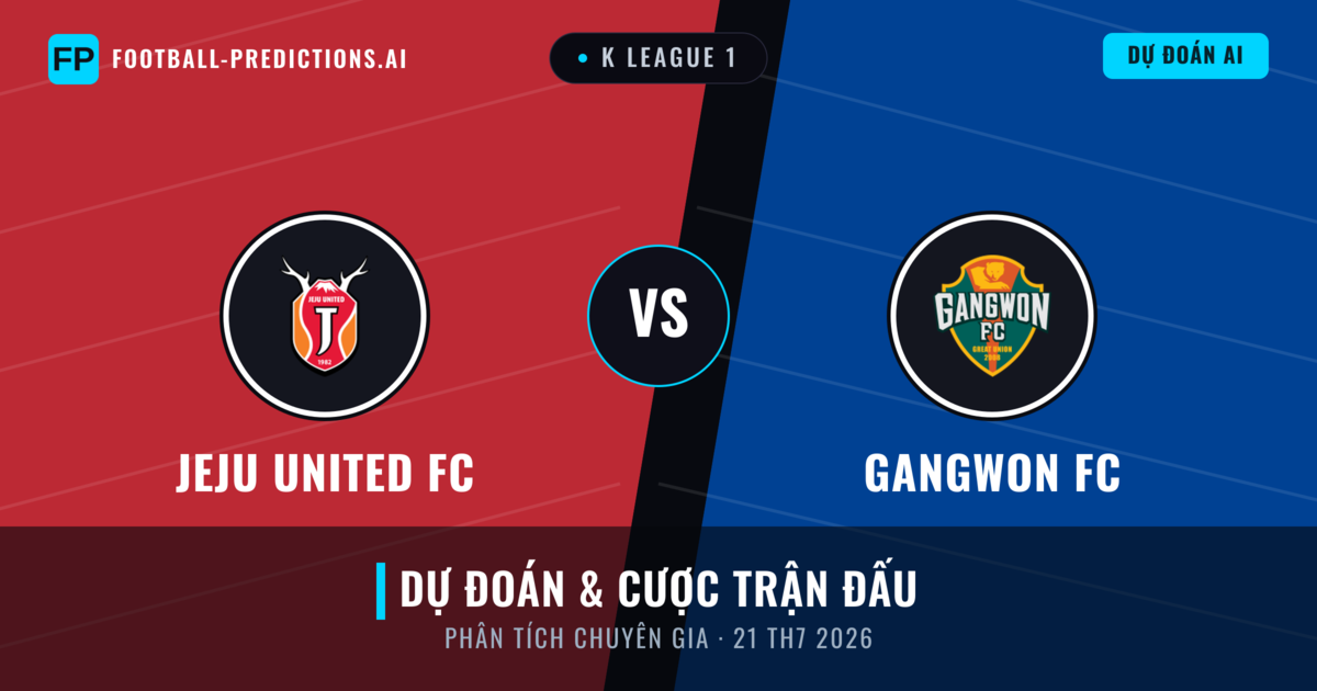 Jeju United FC vs Gangwon FC — dự đoán và xem trước trận đấu