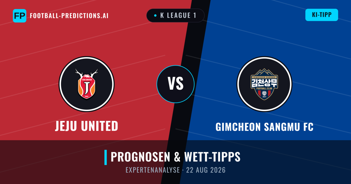 Jeju United vs Gimcheon Sangmu FC — Prognose und Spielvorschau