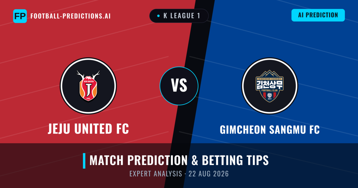 Jeju United FC vs Gimcheon Sangmu FC — match prediction & preview