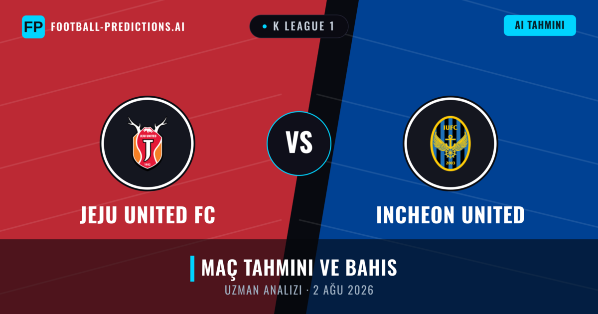 Jeju United FC - Incheon United — maç tahmini ve önizleme