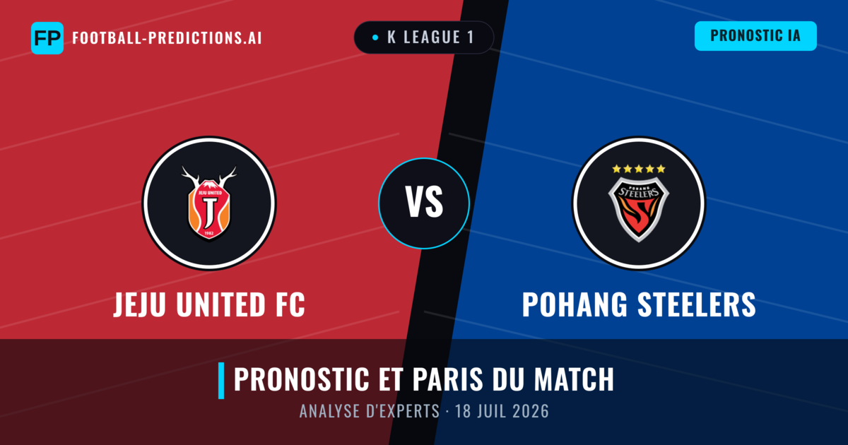 Jeju United FC vs Pohang Steelers — pronostic et avant-match