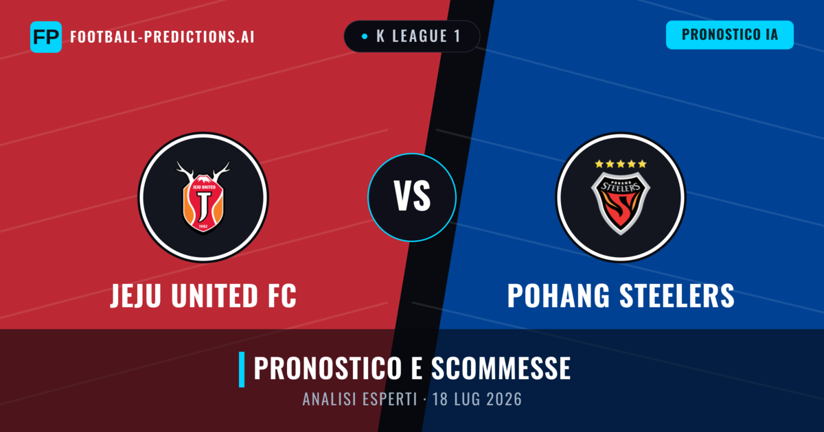 Jeju United FC vs Pohang Steelers — pronostico e anteprima del match