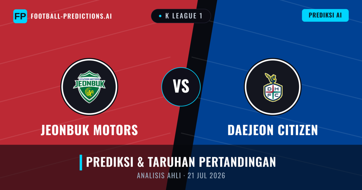 Jeonbuk Motors vs Daejeon Citizen — prediksi dan pratinjau pertandingan