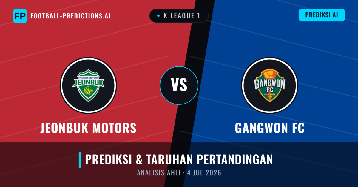 Jeonbuk Motors vs Gangwon FC — prediksi dan pratinjau pertandingan