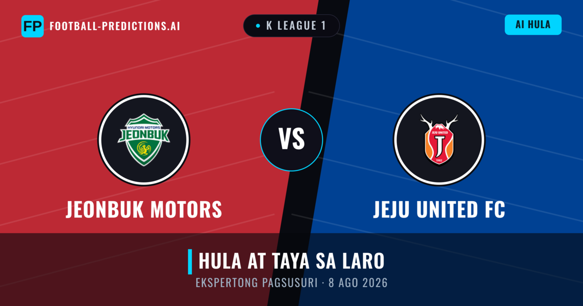 Jeonbuk Motors vs Jeju United FC — hula at preview ng laban