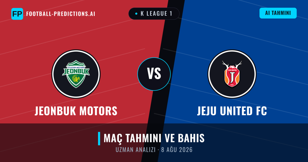 Jeonbuk Motors - Jeju United FC — maç tahmini ve önizleme