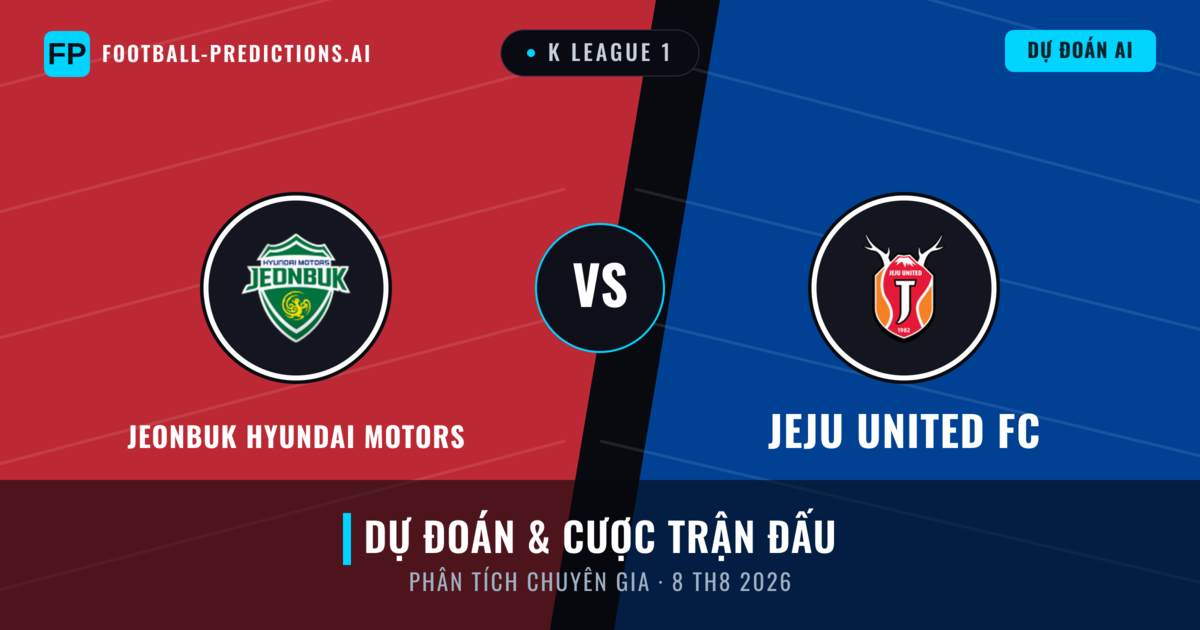 Jeonbuk Hyundai Motors vs Jeju United FC — dự đoán và xem trước trận đấu