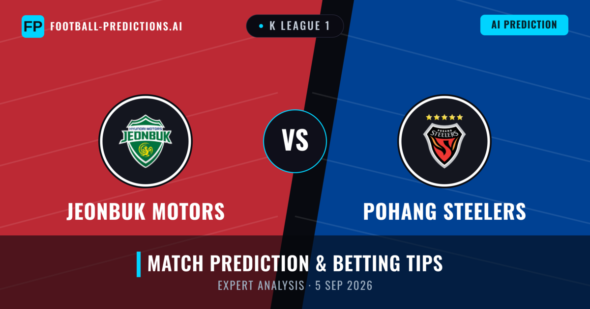 Jeonbuk Motors vs Pohang Steelers — match prediction & preview