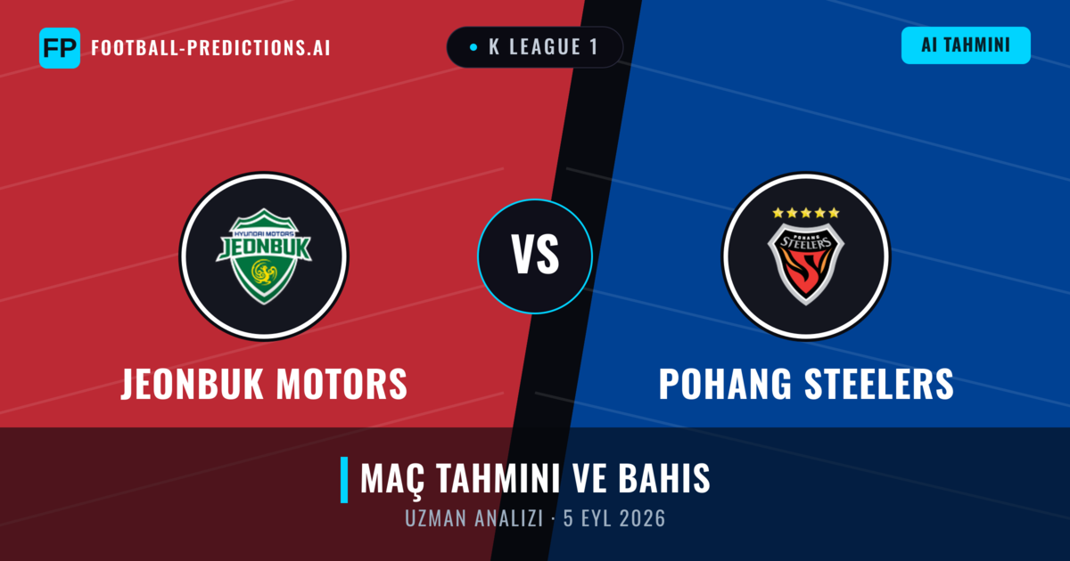 Jeonbuk Motors - Pohang Steelers — maç tahmini ve önizleme