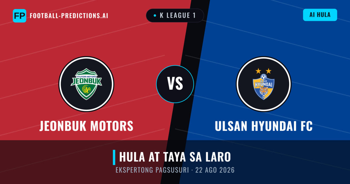 Jeonbuk Motors vs Ulsan Hyundai FC — hula at preview ng laban