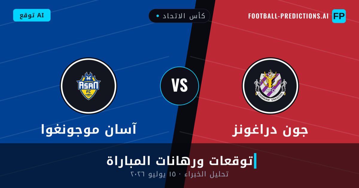 جون دراغونز ضد آسان موجونغوا — توقعات ومعاينة المباراة