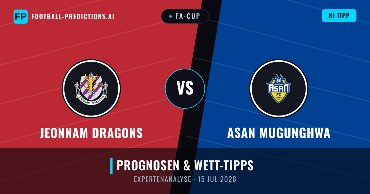 Jeonnam Dragons vs Asan Mugunghwa — Prognose und Spielvorschau