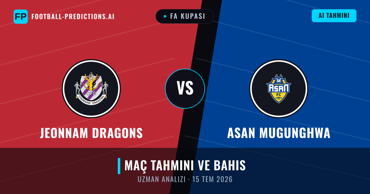 Jeonnam Dragons - Asan Mugunghwa — maç tahmini ve önizleme
