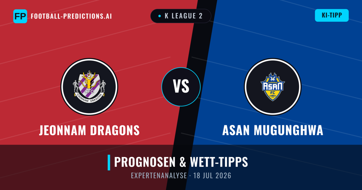 Jeonnam Dragons vs Asan Mugunghwa — Prognose und Spielvorschau