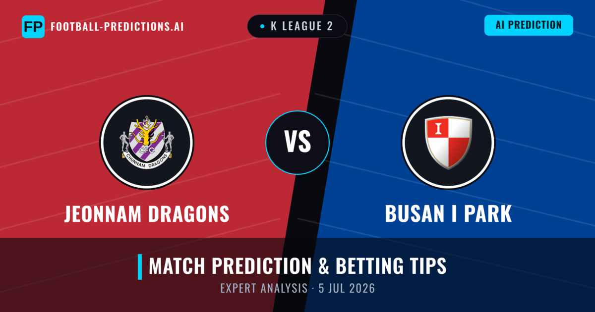 Jeonnam Dragons vs Busan I Park — match prediction & preview
