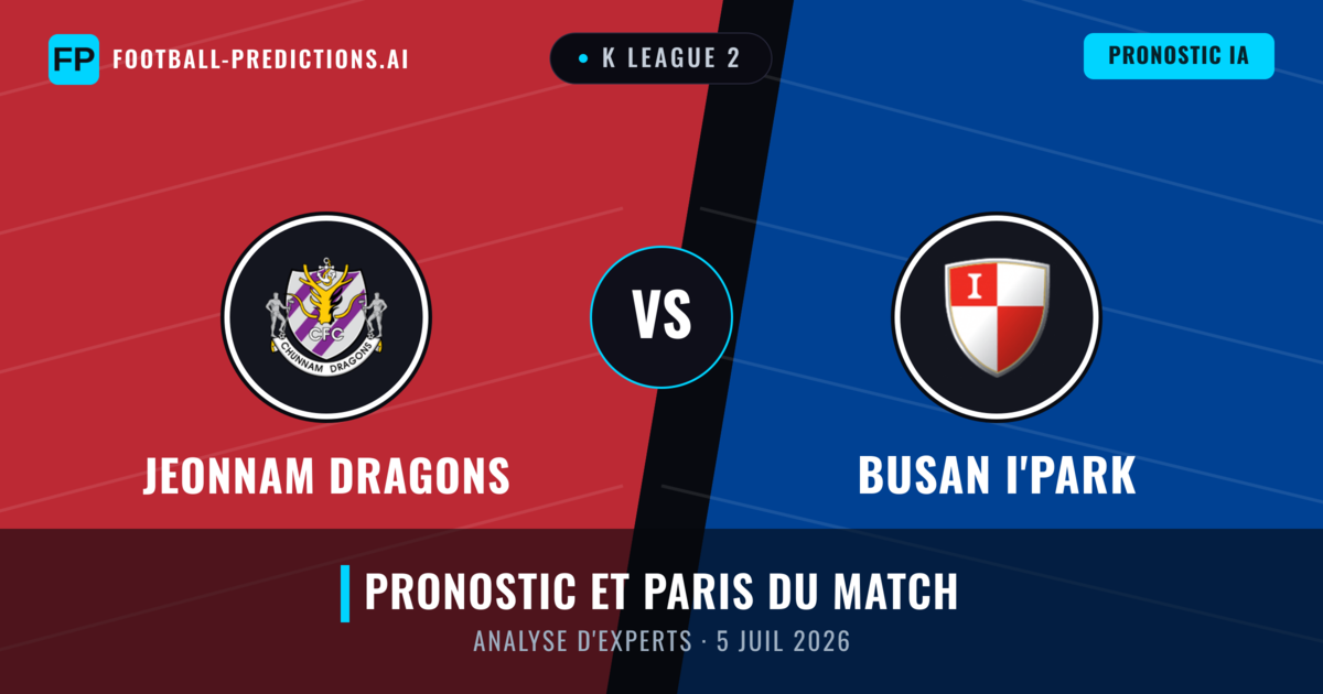 Jeonnam Dragons vs Busan I'Park — pronostic et avant-match