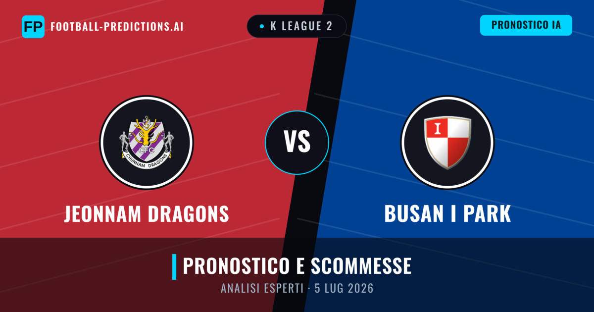 Jeonnam Dragons vs Busan I Park — pronostico e anteprima del match