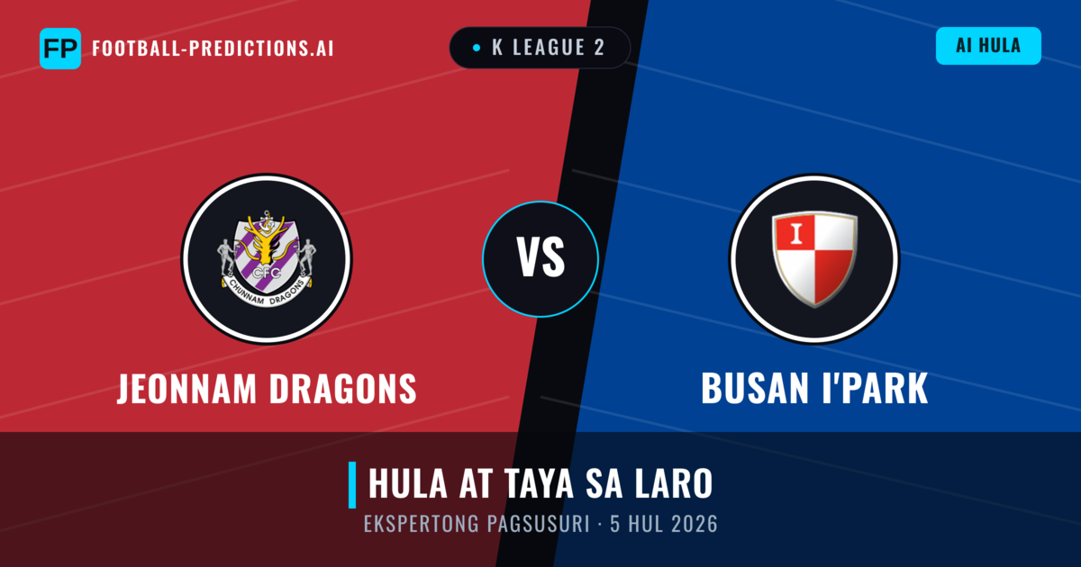 Jeonnam Dragons vs Busan I'Park — hula at preview ng laban