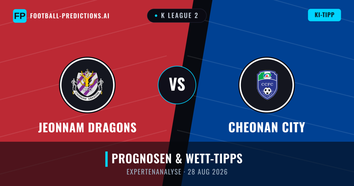 Jeonnam Dragons vs Cheonan City — Prognose und Spielvorschau