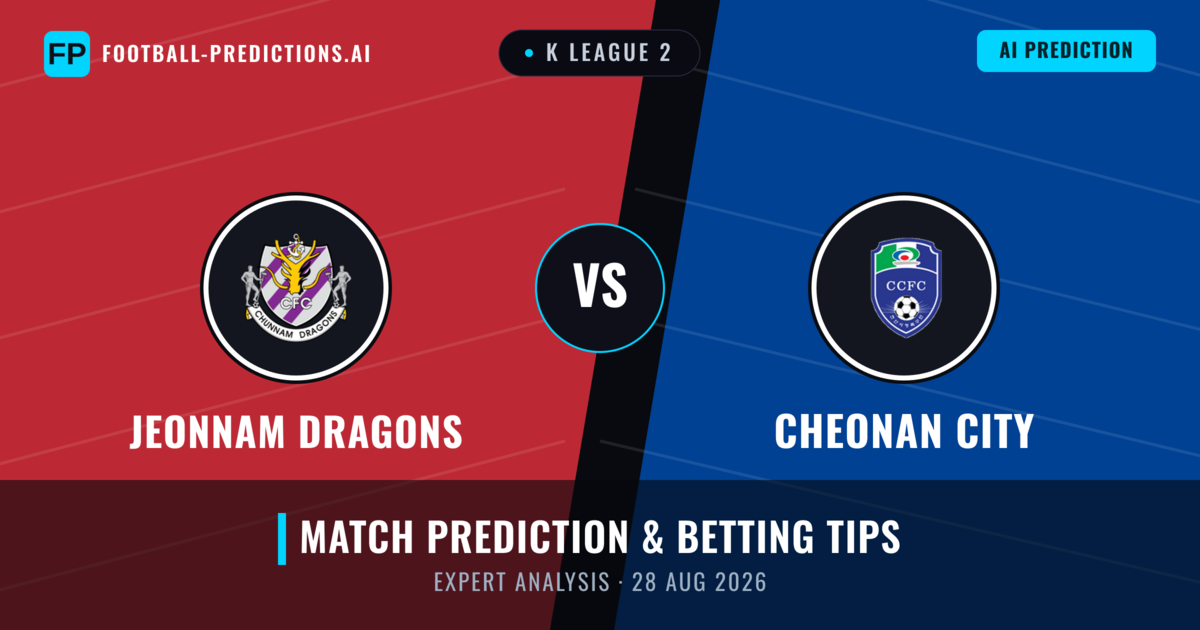 Jeonnam Dragons vs Cheonan City — match prediction & preview