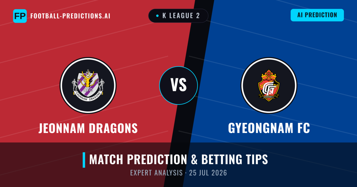 Jeonnam Dragons vs Gyeongnam FC — match prediction & preview