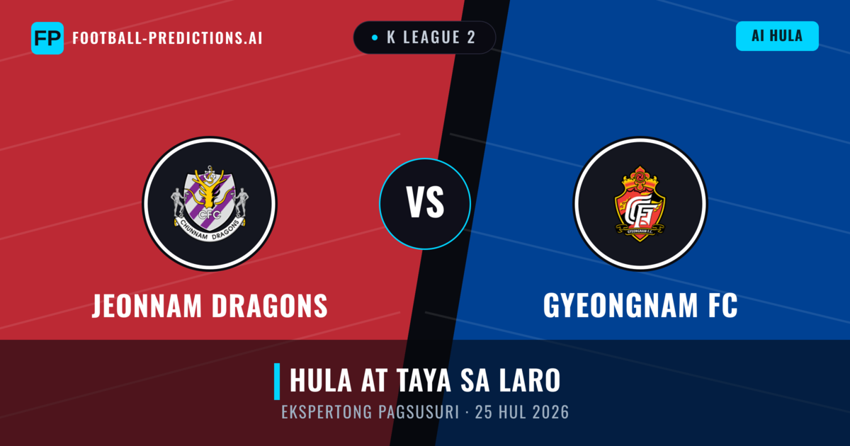 Jeonnam Dragons vs Gyeongnam FC — hula at preview ng laban