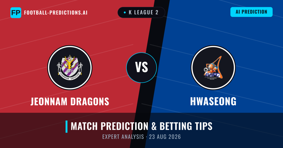 Jeonnam Dragons vs Hwaseong — match prediction & preview