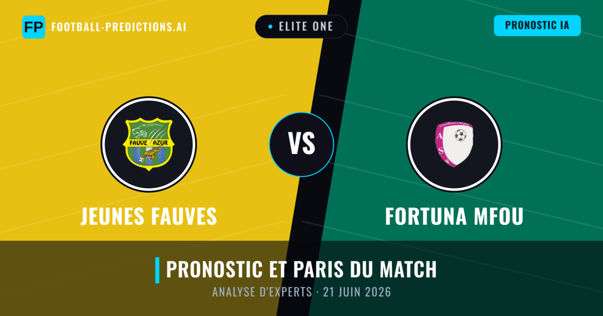 Jeunes Fauves vs Fortuna Mfou — pronostic et avant-match