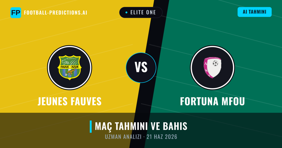 Jeunes Fauves - Fortuna Mfou — maç tahmini ve önizleme