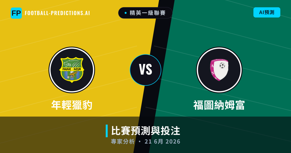 年輕獵豹 vs 福圖納姆富 — 比赛预测和前瞻