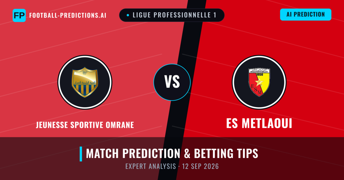 Jeunesse Sportive Omrane vs ES Metlaoui — match prediction & preview