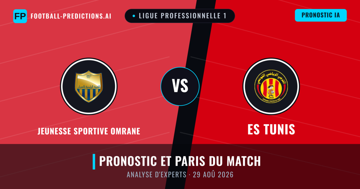 Jeunesse Sportive Omrane vs ES Tunis — pronostic et avant-match